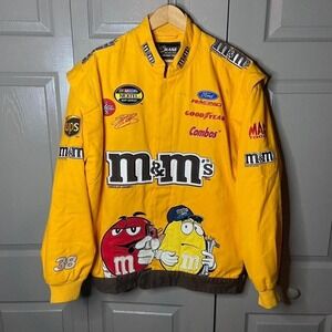 chase authentics nascar jacket M&M racing jacket good condition size XL